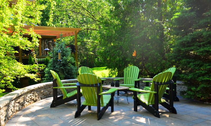 Backyard with Professional Landscape Design