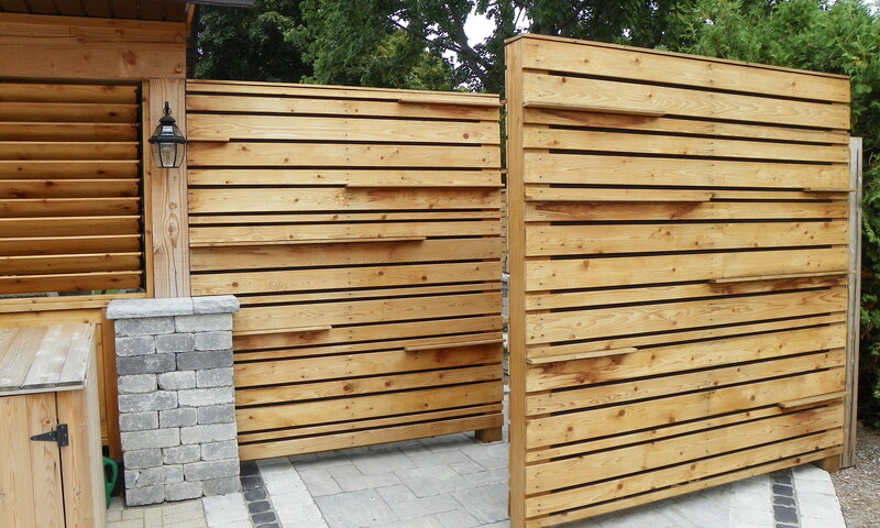 Tree Amigos Wooden Privacy Screens